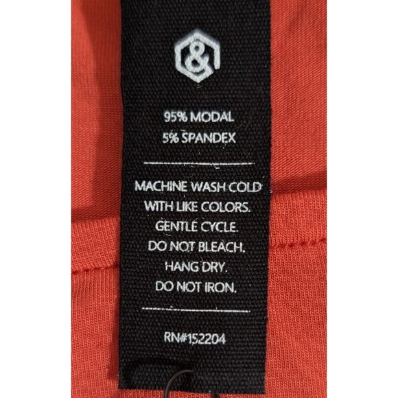 Agnes & Dora 3/4 Sleeve Swing Tunic Red Dress Size SMALL Pockets Lagenlook - Picture 5 of 14